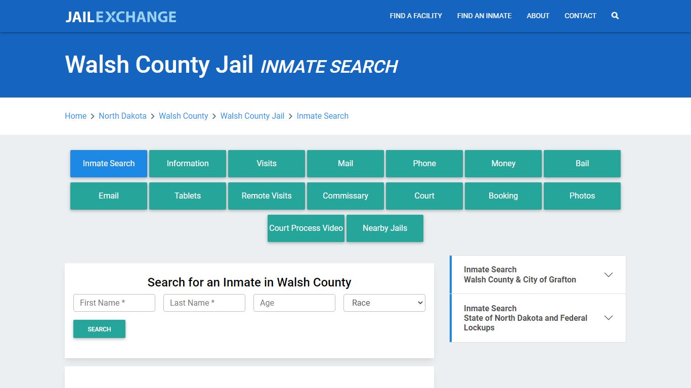 Walsh County Jail, ND Inmate Search: Roster & Mugshots